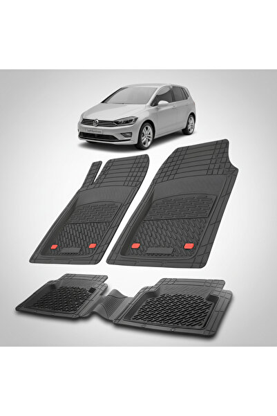 TEAMCAR Πατάκια Μοκέτας Τύπου Δίσκου Συμβατά με Volkswagen Golf (Sportsvan AM...