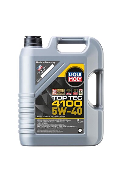 Liqui Moly Top Tec 4100 5W-40- Api Sn/Cf; Acea A3/B4/C3 (3700)- 5L