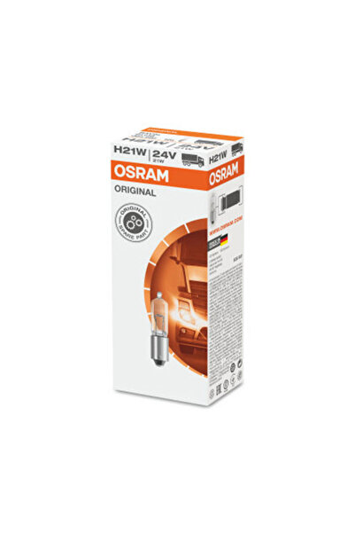 ams-OSRAM Bec Camion 24V H21W Original Set 10 Buc Osram