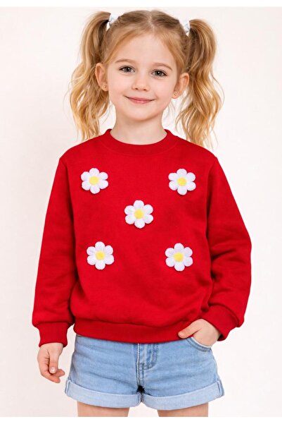 bahar uğurlu Flowery 3 Yarn Sweatshirt