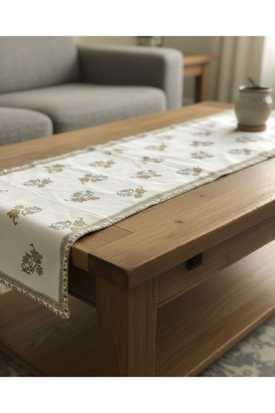 cuboo home A Suitable Gift for Vintage and Bohemian Table Decoration Table Runner