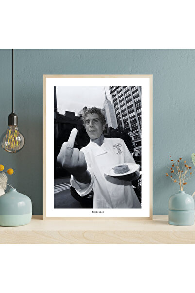 Pixaflair - Legends - Anthony Bourdain - Tablo - Çerçevesiz Poster