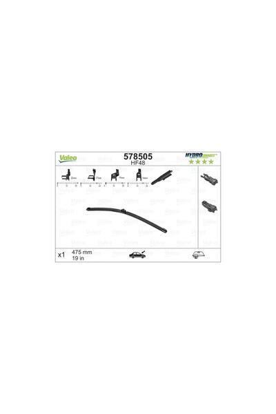 VALEO Wiper Hydroconnect Hf-Hr 475 Mm