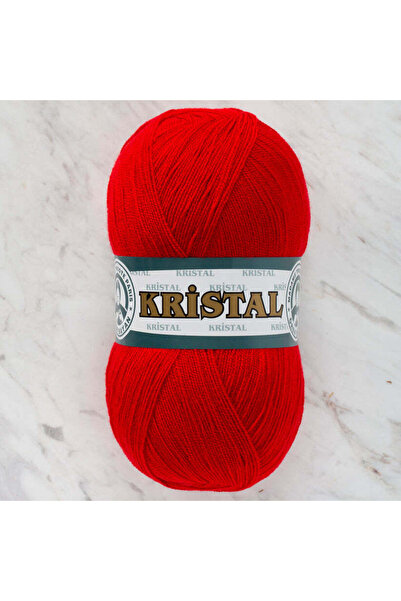 Ören Bayan KRİSTAL Kırmızı El Örgü İpi (3 Adet) - Renk: 033