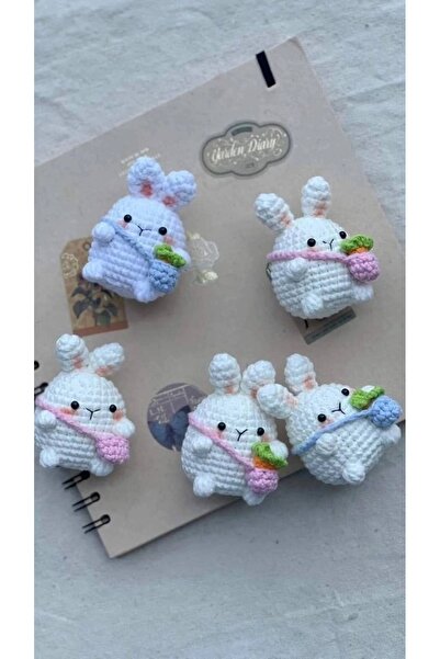 ayta kids clothing toys Amigurumi sevimli çantalı tavşan anahtarlık/çanta süsü