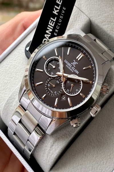 Daniel Klein All Functions Working ,Stainless Steel Band Men's Wristwatch