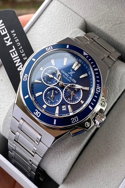 Daniel Klein All Functions Working ,Stainless Steel Band Men's Wristwatch