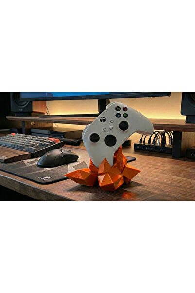 RUVORI 3D Baskı Crystal Oyun Kolu Standı – Kristal Tasarım Kontrolcü Tutucu -...