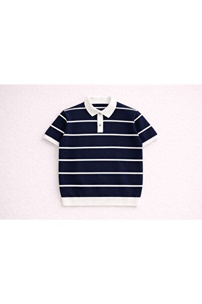 threeoff تي شيرت بولو مخطط فاخر من كلاس بارتيشال