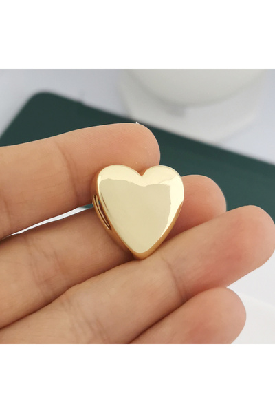 Choice خرز فاصل على شكل قلب QMHJE، مناسب للأساور، مع خرز كبير على شكل نجمة وق...