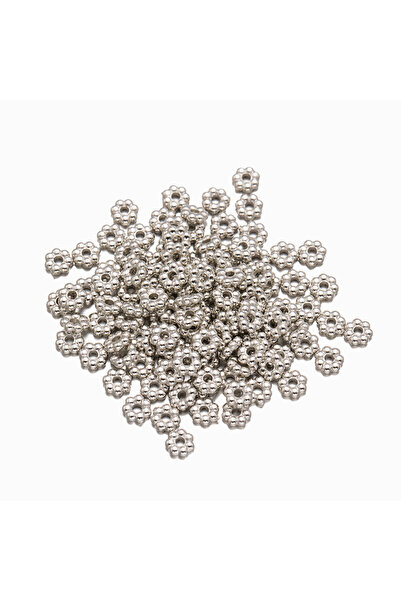 Choice4 خرز أبيض K، 500 قطعة/عبوة، خرز فاصل على شكل زهرة، 4 مم، مناسب لصنع ال...