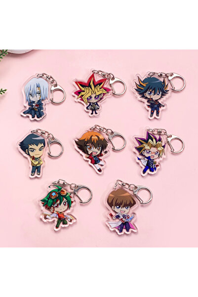 Choice 5 cm 1 8PCS Anime Characters Yu-Gi-Oh! Classic Acrylic Car Keychain Ac...