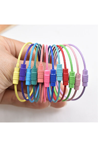 Choice size 15cm long 10pcs random color 10/20pcs/lot Stainless Steel Wire Ke...