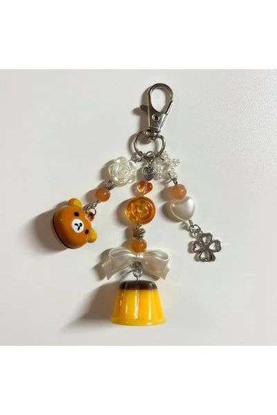 Choice الأصفر Ywllow الوردي بودنغ Rilakkuma الدب المفاتيح Korilakkuma قلادة ا...