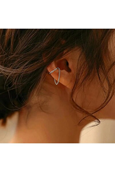 Choice Silver 1pc Fashion Minilist No Piercing Ear Cuff Earrings for Woman Fa...