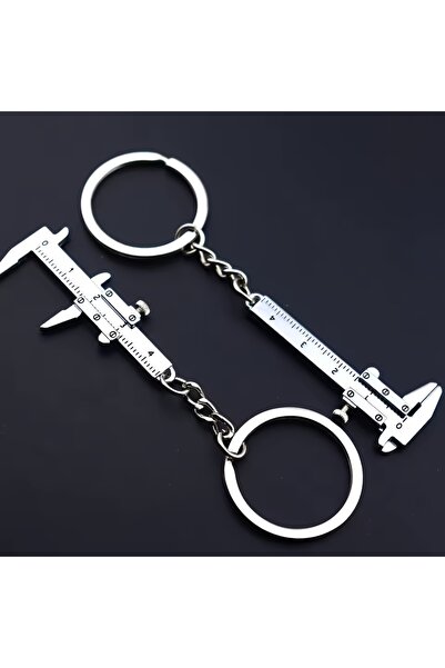 Choice1 silver 2pcs 2pcs New Fashion Car Key Mini Vernier Caliper Portable ke...