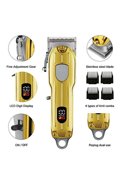 DLC Waterproof Electric Hair Clippers for Men - Cordless Body Groomer & Beard...