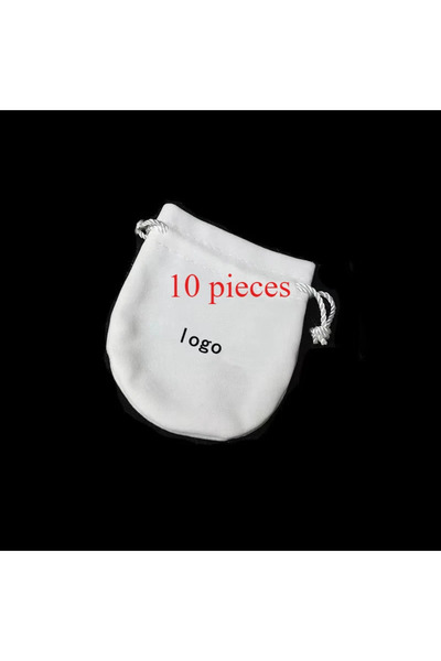 Choice 10 pieces High Quality White Paper HandBags Pink Gift Bead Box for Bra...