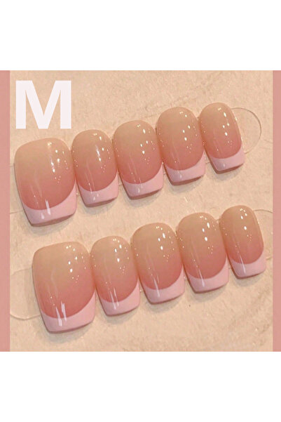 Choice green 10 pcs S/M/L -of handmade nail wear nail pink French short long ...