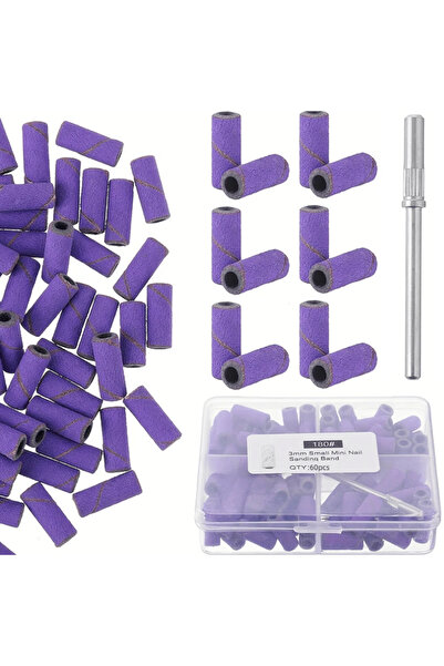 Choice مجموعة من 60 قطعة من أشرطة الصنفرة الناعمة باللون البنفسجي، مقاس 3 مم،...