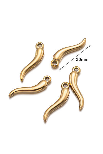 Choice 5 قطع من تعليقات الفلفل الأحمر الصغيرة المصنوعة من الفولاذ المقاوم للص...