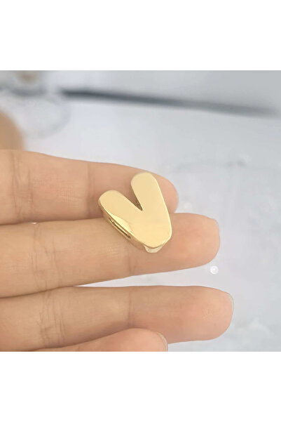 Choice خرز فاصل للأحرف الأبجدية V QMHJE للأساور، قلادة ساحرة على شكل نجمة وقل...