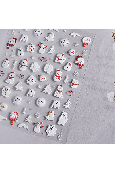 Choice قطعة واحدة من ملصقات الأظافر المنقوشة خماسية الأبعاد على الطراز اليابا...