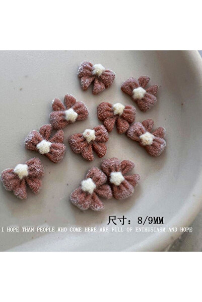 Choice 7 أو 10 قطع من زينة أظافر على شكل دببة قطيفة ثلاثية الأبعاد جميلة، مزي...