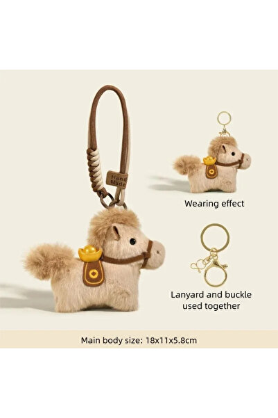 Choice No. 1 2026 Chinese Year of the Horse Money Soon Mascot Cute Plush Pony...