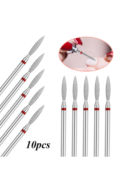Choice مجموعة من 10 قطع من رؤوس مبرد الأظافر لتنظيف الجلد الميت، رؤوس مبرد أظ...