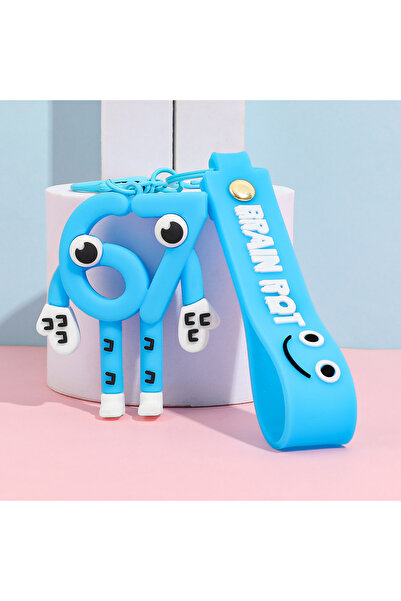 Choice 1 pc KC6430 1/20pcs New Steal A Brain Rot No.67 Tongue Model Keychain ...