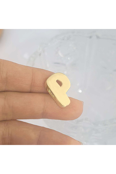 Choice خرز فاصل للأحرف الأبجدية الأولى P QMHJE لسوار، قلادة ساحرة على شكل نجم...