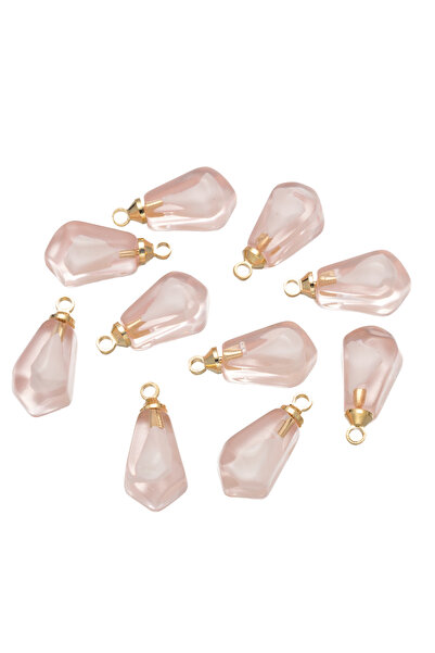 Choice 10 قطع من دلايات راتنجية على شكل بذور رمان باللون الوردي والأحمر، مثال...