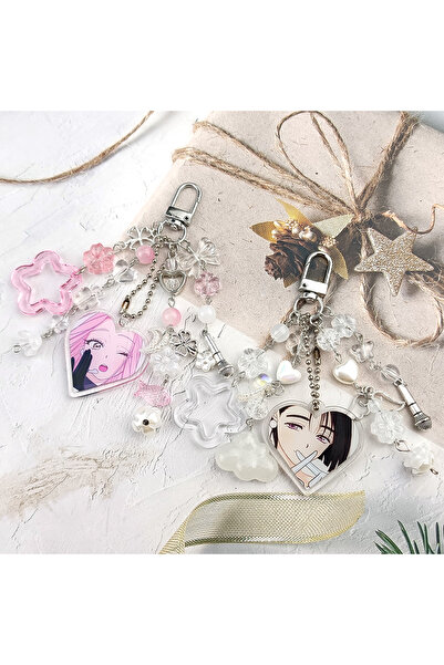 Choice set Alien Stage Mizi &Sua Matching Keychains Charm Fairytale Lily of t...