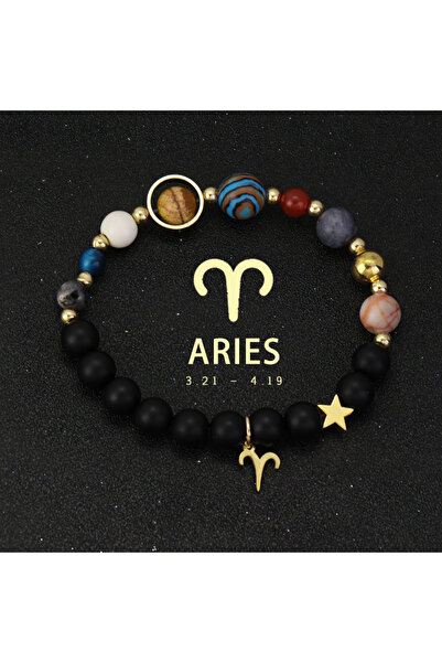 Choice 18-19cm Aries New Universe Eight Planets 12 Constellation Bracelets fo...