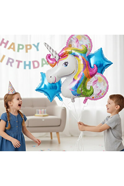 Generic Magical Unicorn Party Balloons - 5 Premium Pieces with a Delightful D...