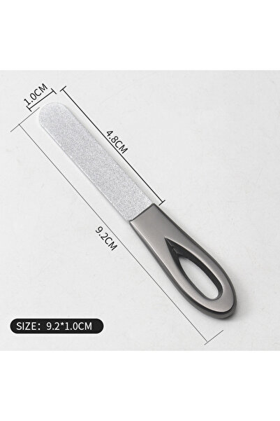 Choice1 BlACK 1PC Double Sided Nail Files Stainless Steel Manicure Pedicure G...