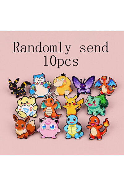 Choice 14 دبوسًا من المينا على شكل وحوش أنمي لطيفة، بروش بطة وسلحفاة رائع، دب...