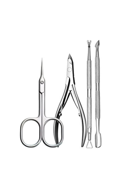 Choice Set C 4Pcs/Set Stainless Steel Cuticle Cutter Scissor Nippers Double-e...