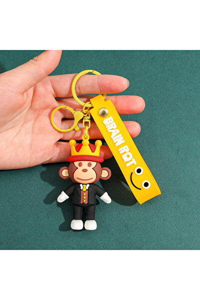 Choice 1pc KC6433 Steal A Brainrot Blue 67 Keychain Game Surrounding Blue No....