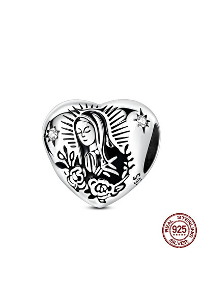 Choice KJC1675 Original New 925 Sterling Silver Prayer Virgin Mary Charms Bea...