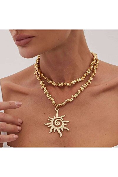 Choice X00K1JS06171 Ingemark Vintage Plastic Beads Chain Necklace for Women N...