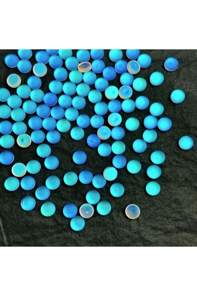 Choice 03 6mm 50PCS 50Pcs Resin Gradient Oval Droplet Flatback Nail Rhineston...