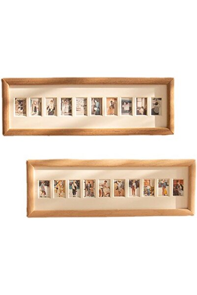 Arabest 2Pcs Children's Growth Photo Frame Stand, Newborn Baby DIY Frame, 0-1...