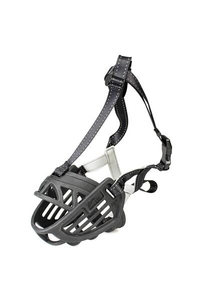 Duvo Plus Duvo+ Muzzle Rubber Black[Size - XL]