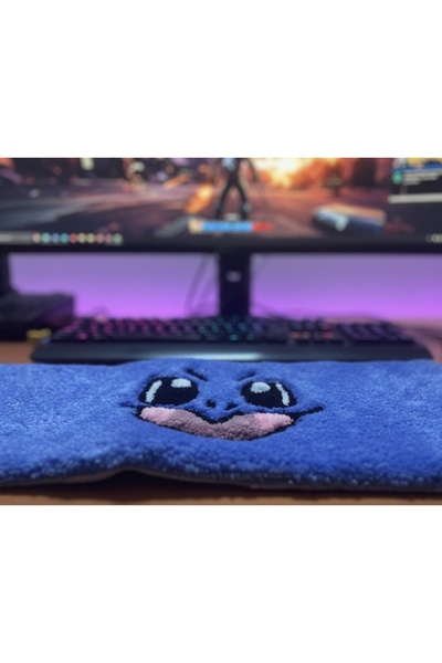 TUFTY FRIEND Masa Üstü Dekoratif Halı / El Emeği Tufting / Klavye Destek Altlığı