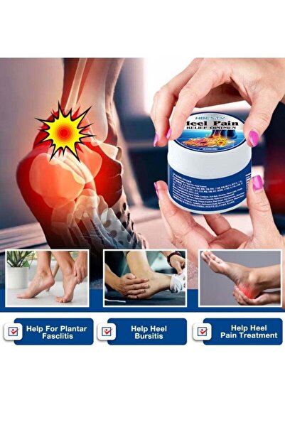 HBESTY Pain Relief Cream, HeelAid Plantar Fasciitis Brush-On Heel Pain Relief...