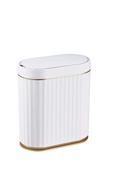 Arabest Automatic Motion Sensor Trash Can - 2 Gallon Slimline for Bathroom, B...