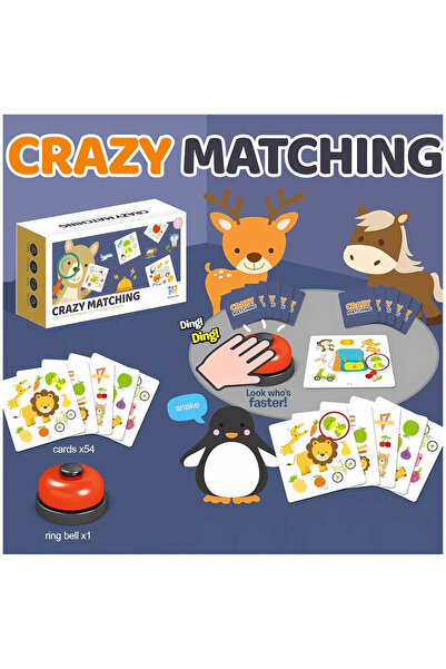 MC Micostore Crazy Matching Find the Pair Game, Children's Memory Game, 54 il...