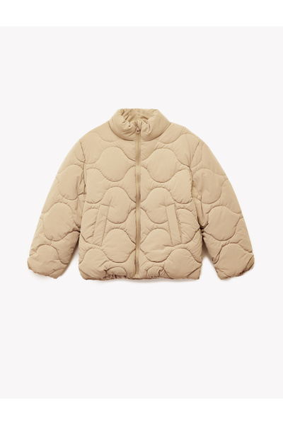 Koton Visoka kragna Dugi rukav sa patentnim zatvaračem Sa džepovima Kapitonsk...